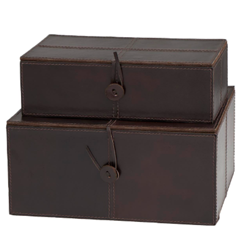 Caja cuero Piano M