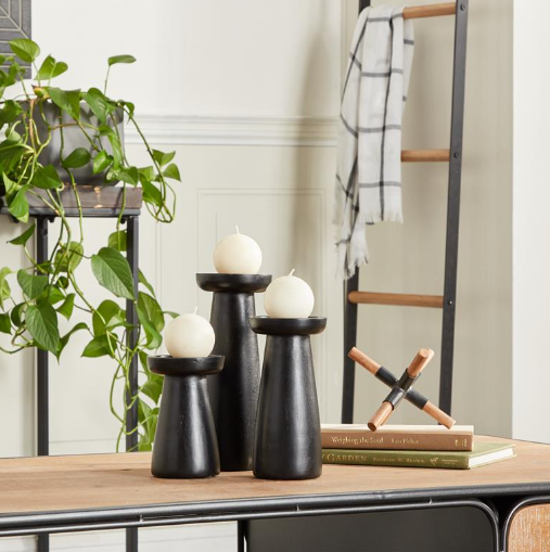 Candelabro negro81S