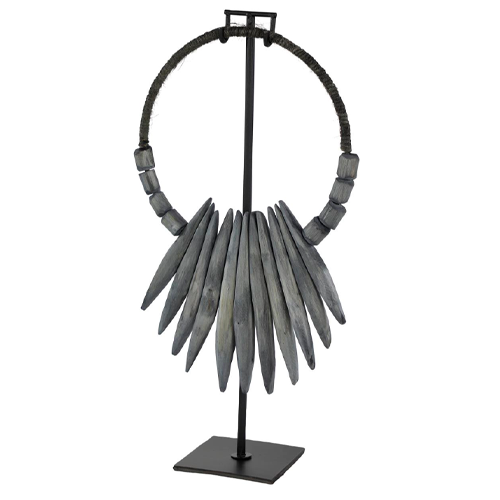 Escultura Collar Gris
