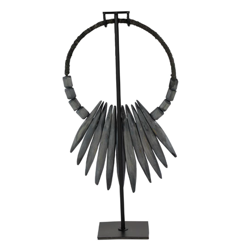 Escultura Collar Gris