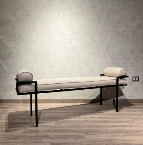 Banqueta Antonieta negro 150x40cm