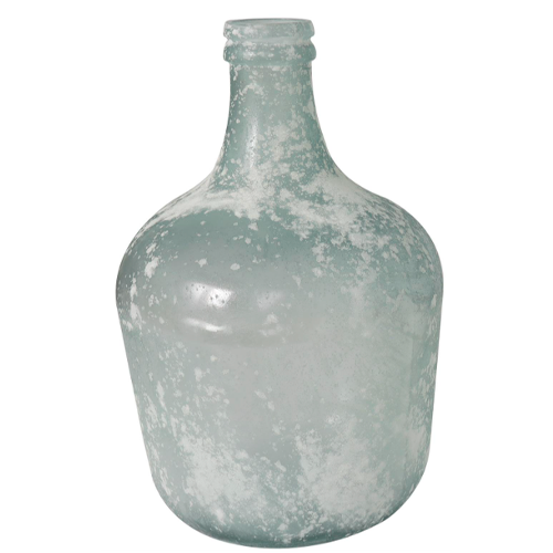 Botella vidrio rústico