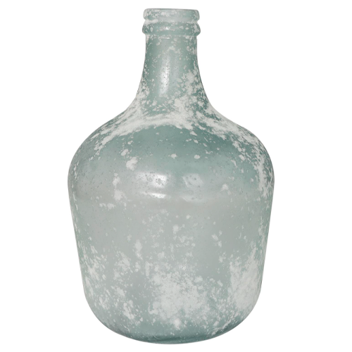 Botella vidrio rústico