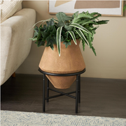 Vasija Barcelona Canela Base Baja