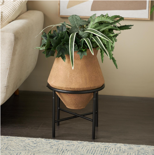 Vasija Barcelona Canela Base Baja