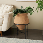 Vasija Barcelona Canela Base Alta