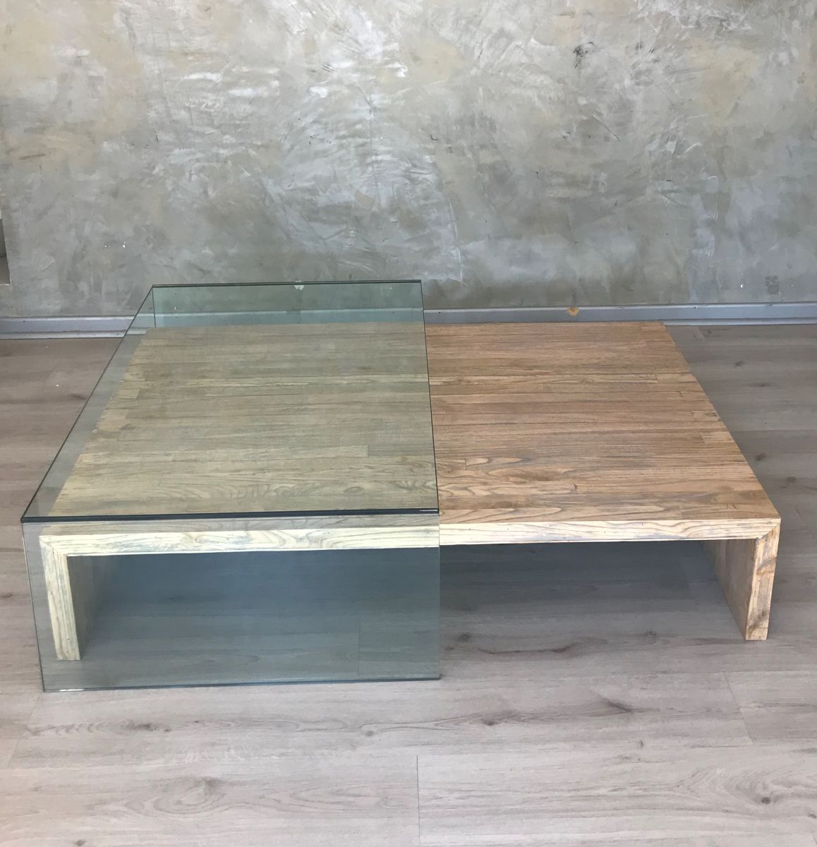 Mesa centro Corchete Dos Niveles 150x120