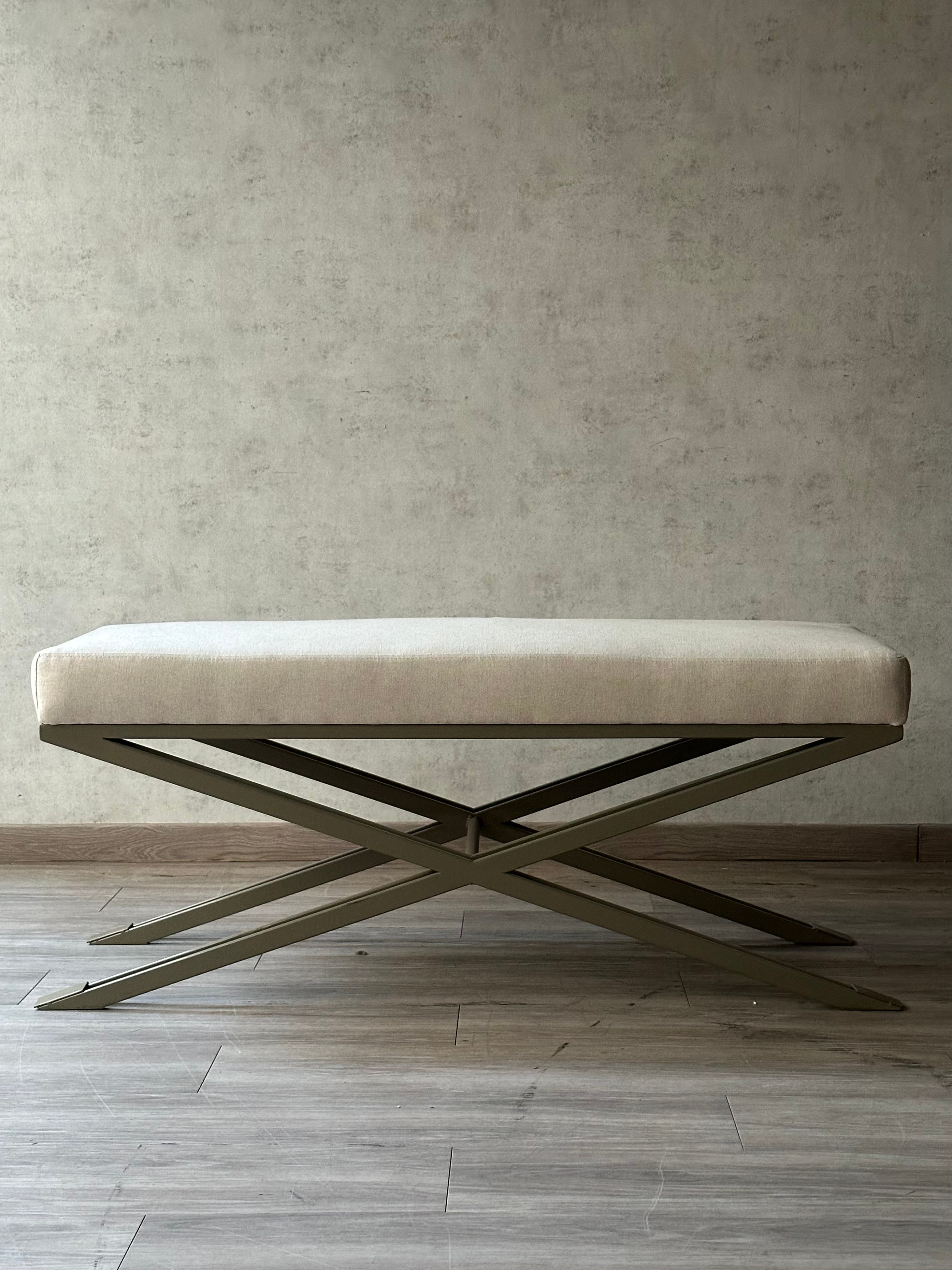 Banqueta cruceta 120x40 cm