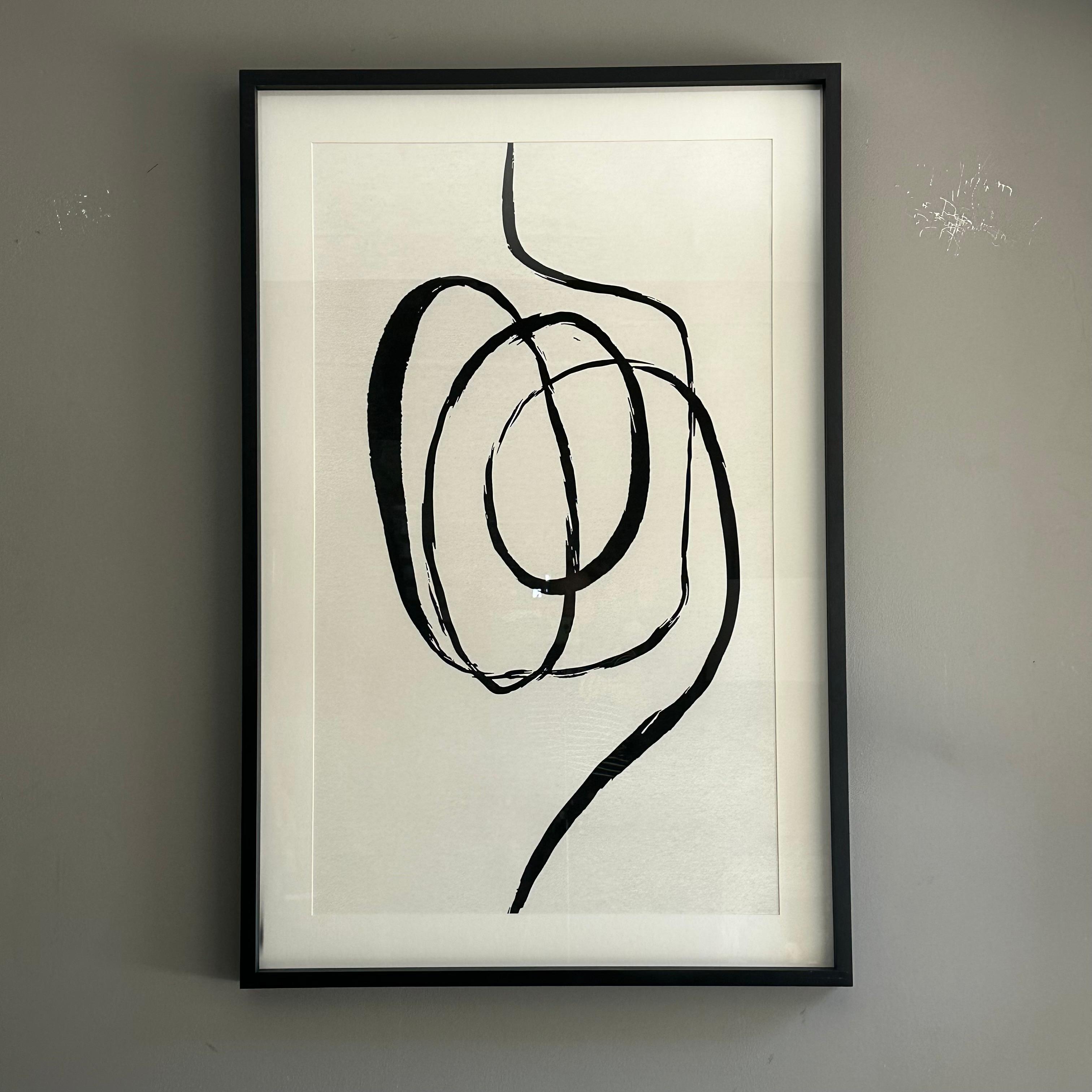 Cuadro abstracto line