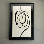 Cuadro abstracto line