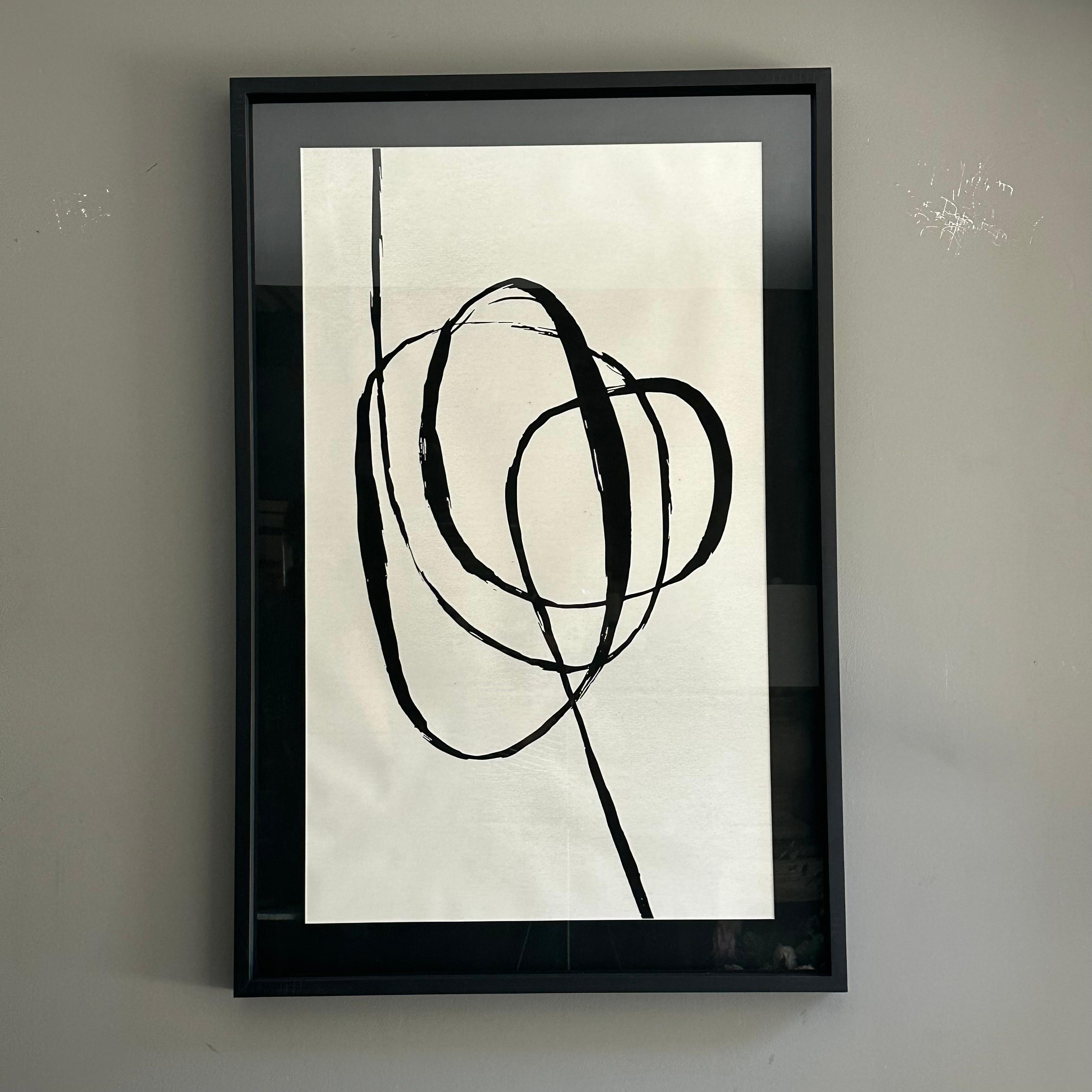 Cuadro abstracto line