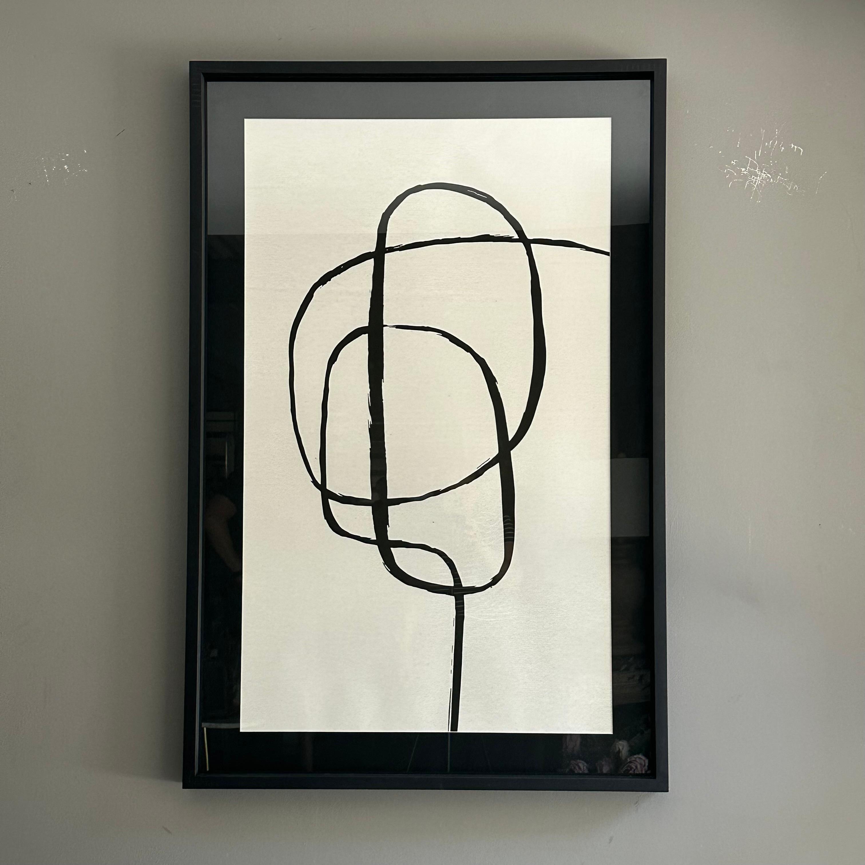 Cuadro abstracto line