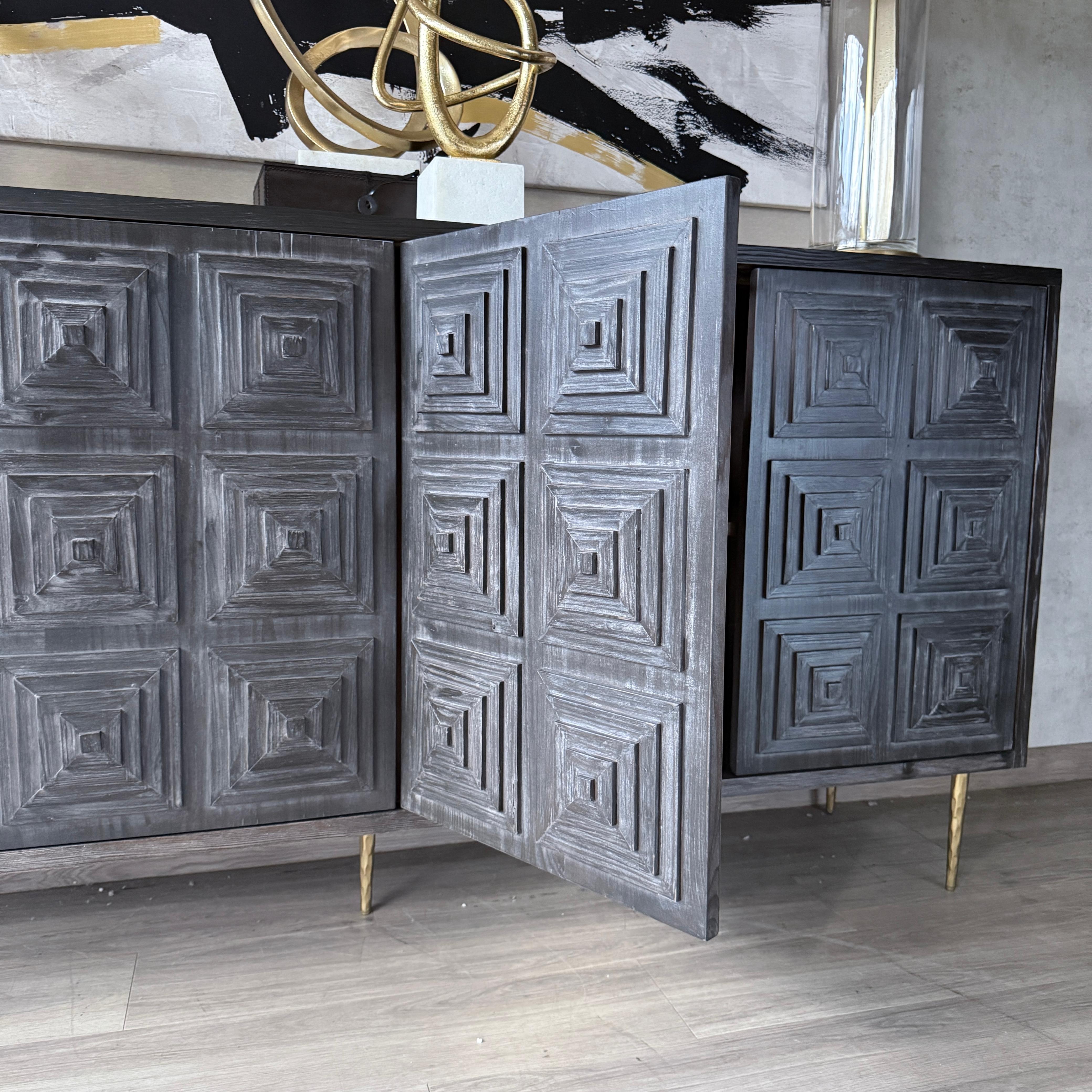 Cabinet Brighton Gris