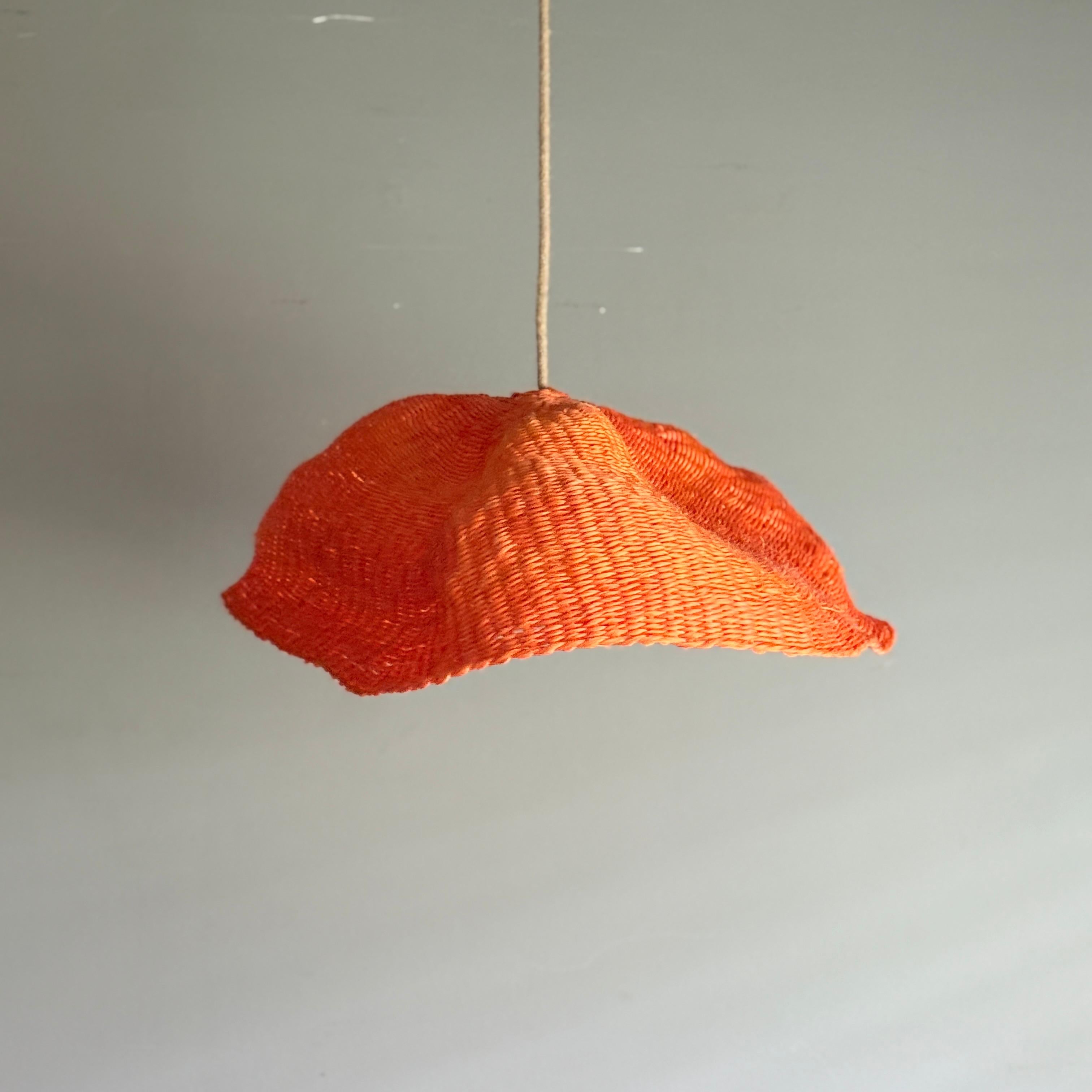 Lampara corteza naranja