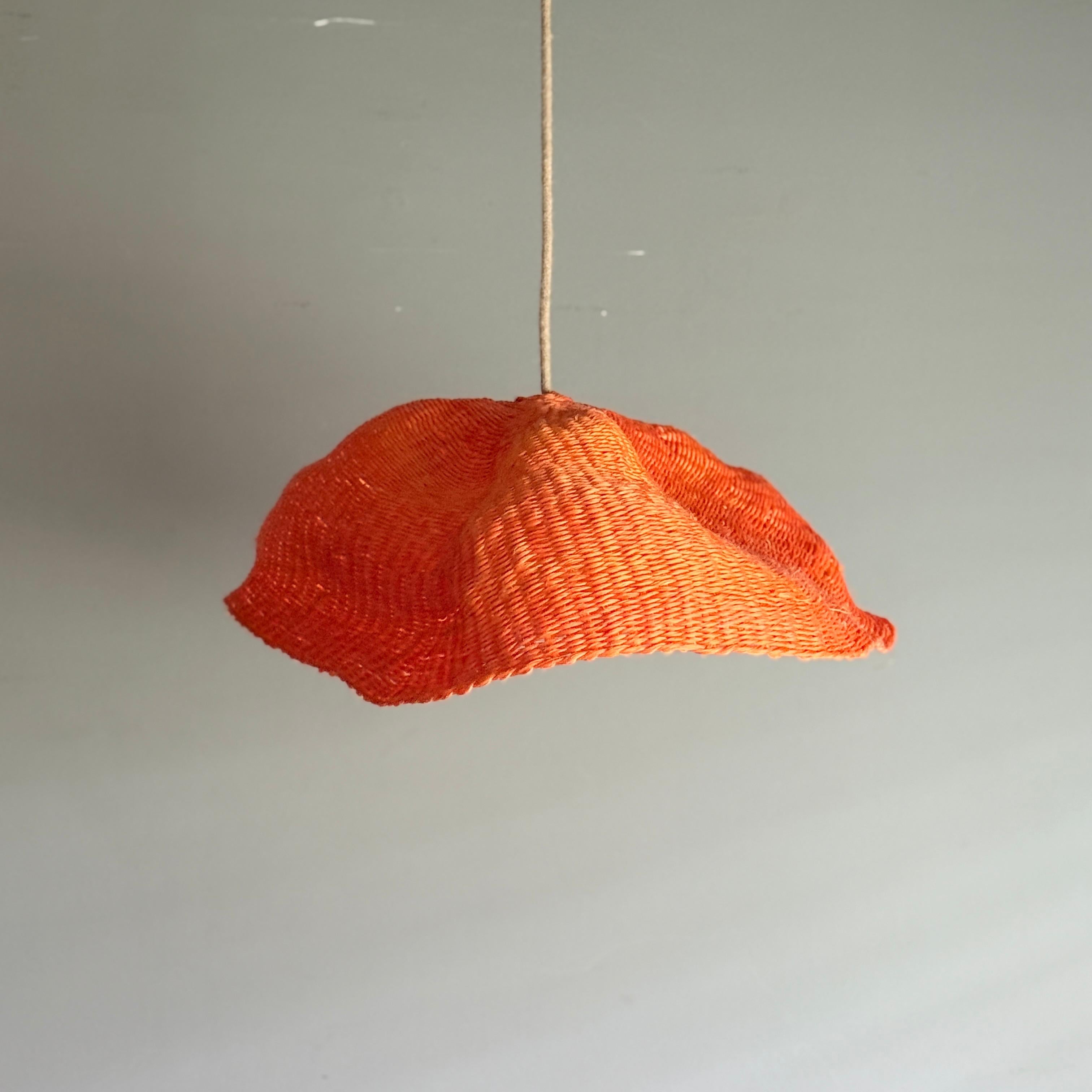 Lampara corteza naranja