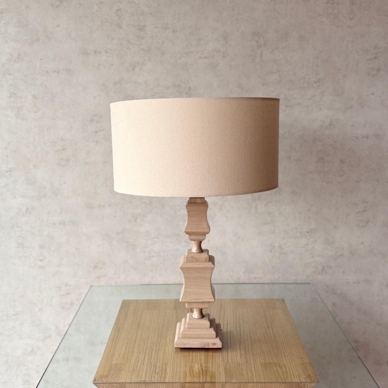 Lampara Pagoda Travertino