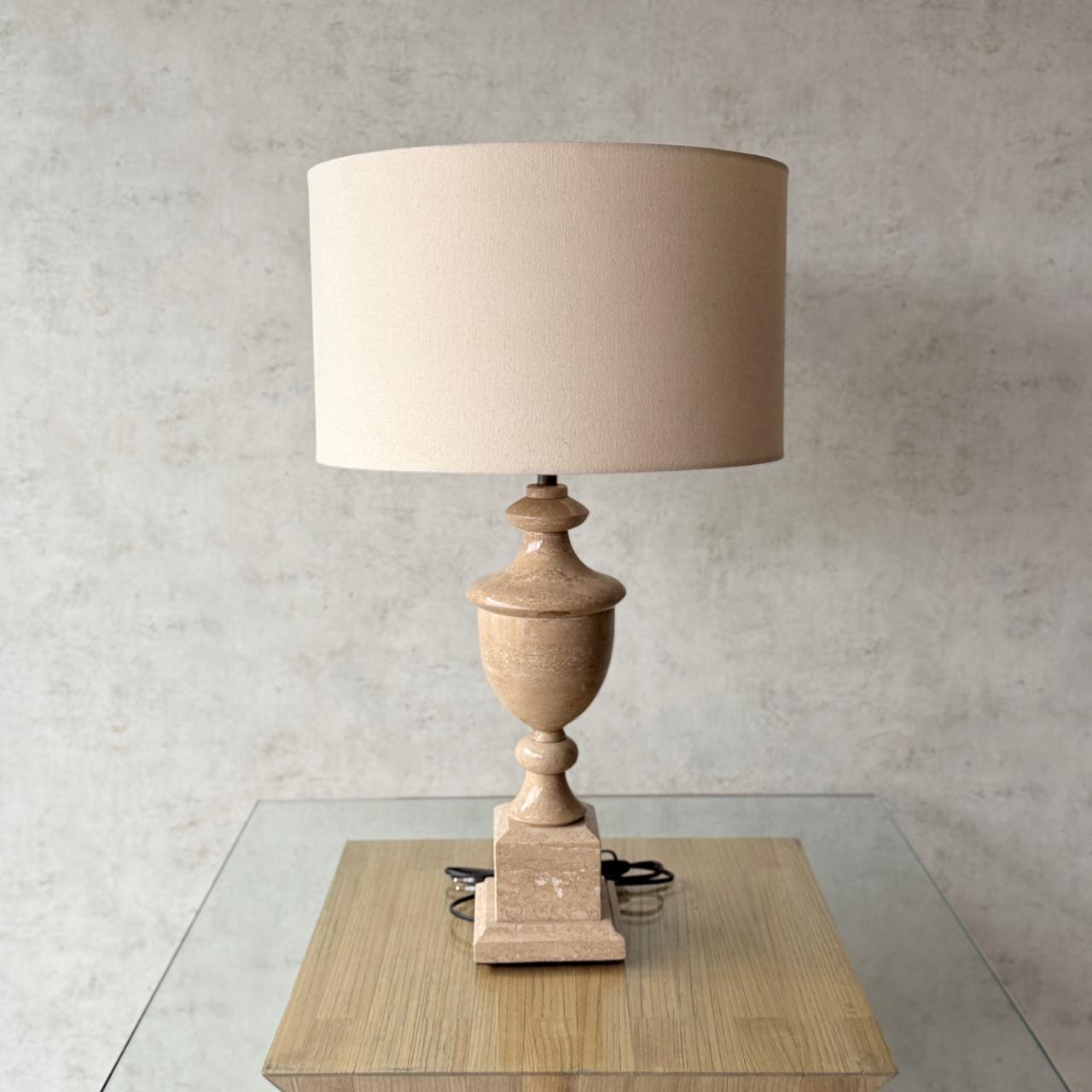 Lampara Mármol Travertino