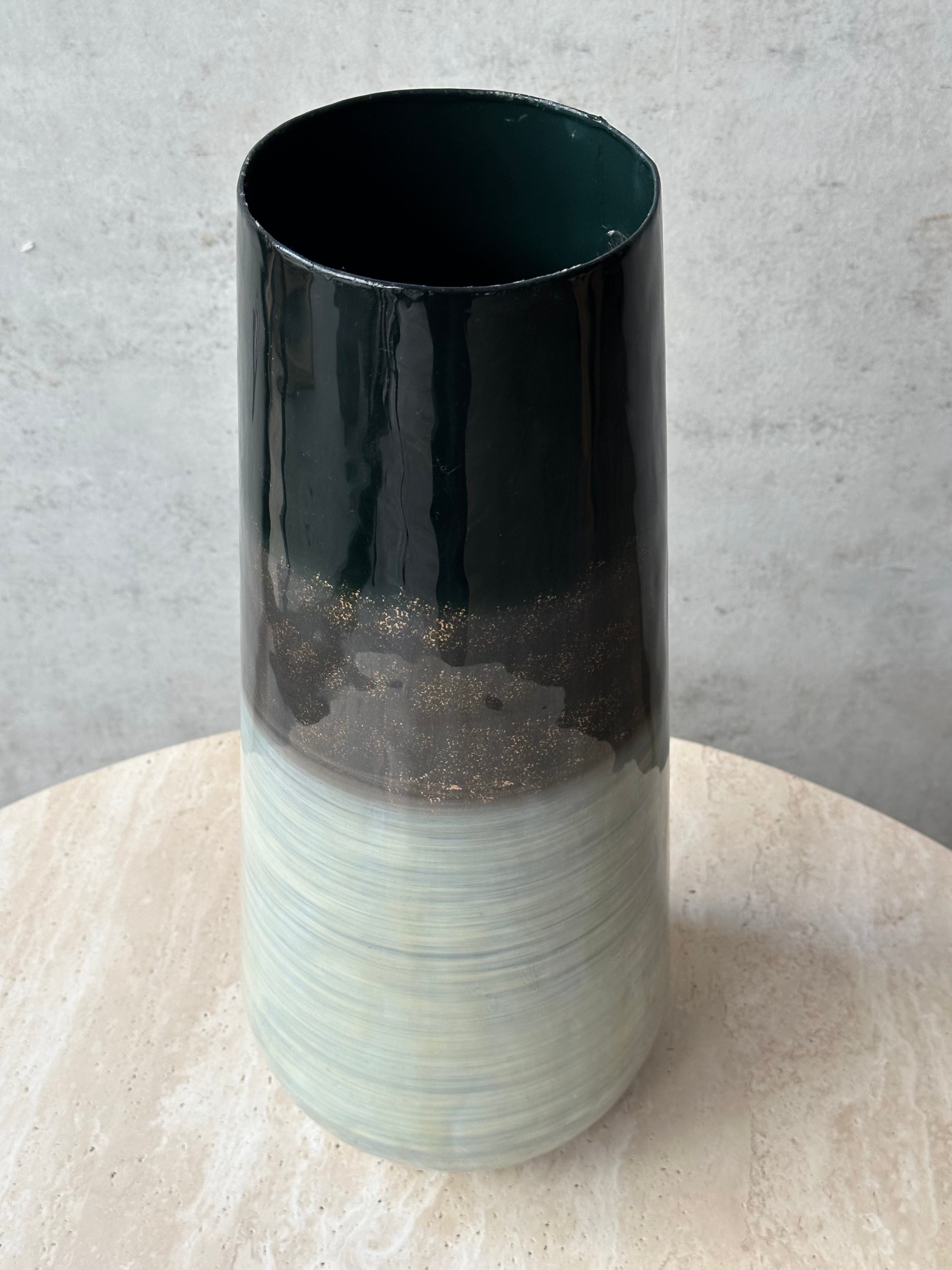 Vasija Vidrio Elegant Blue