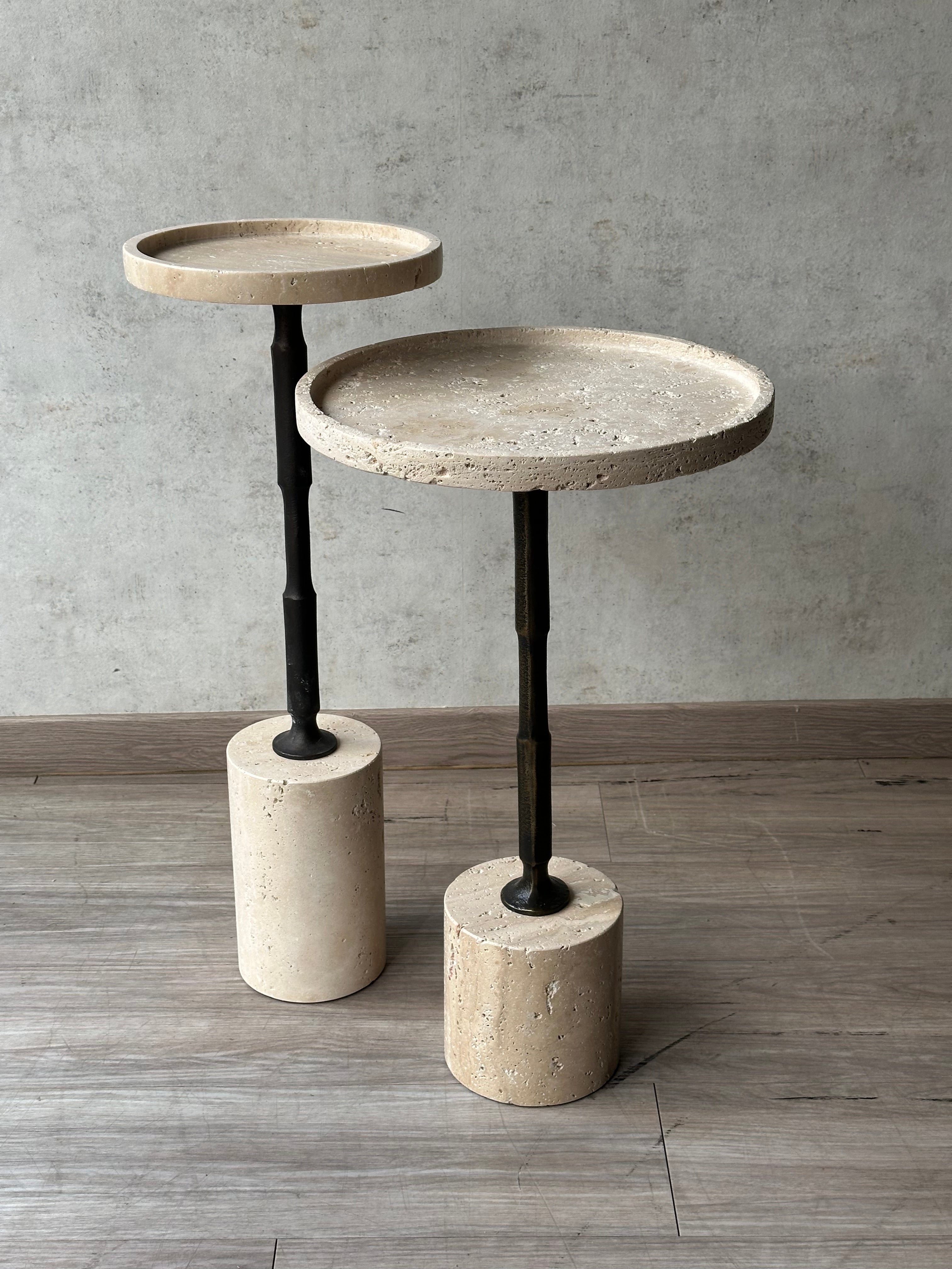 Mesa Apoyo Ibiza Travertino L