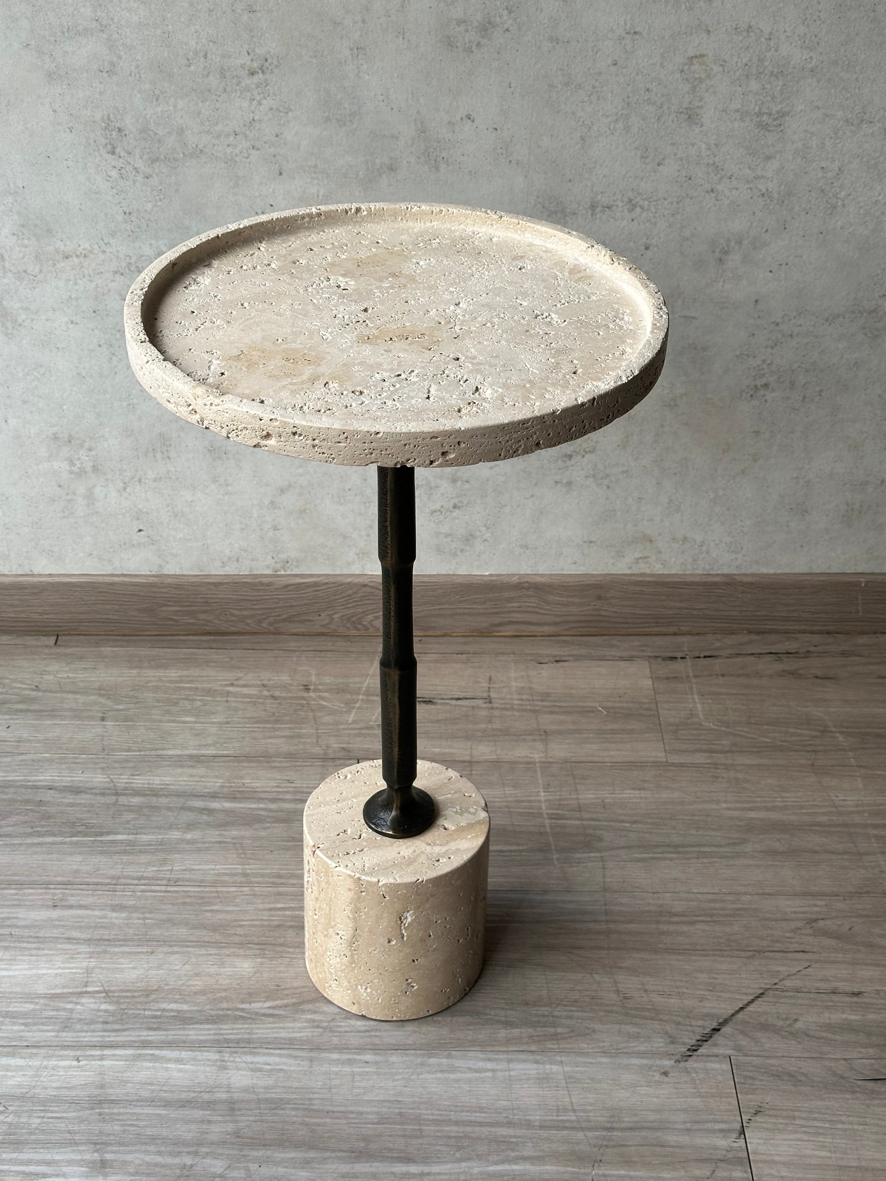 Mesa Apoyo Ibiza Travertino L