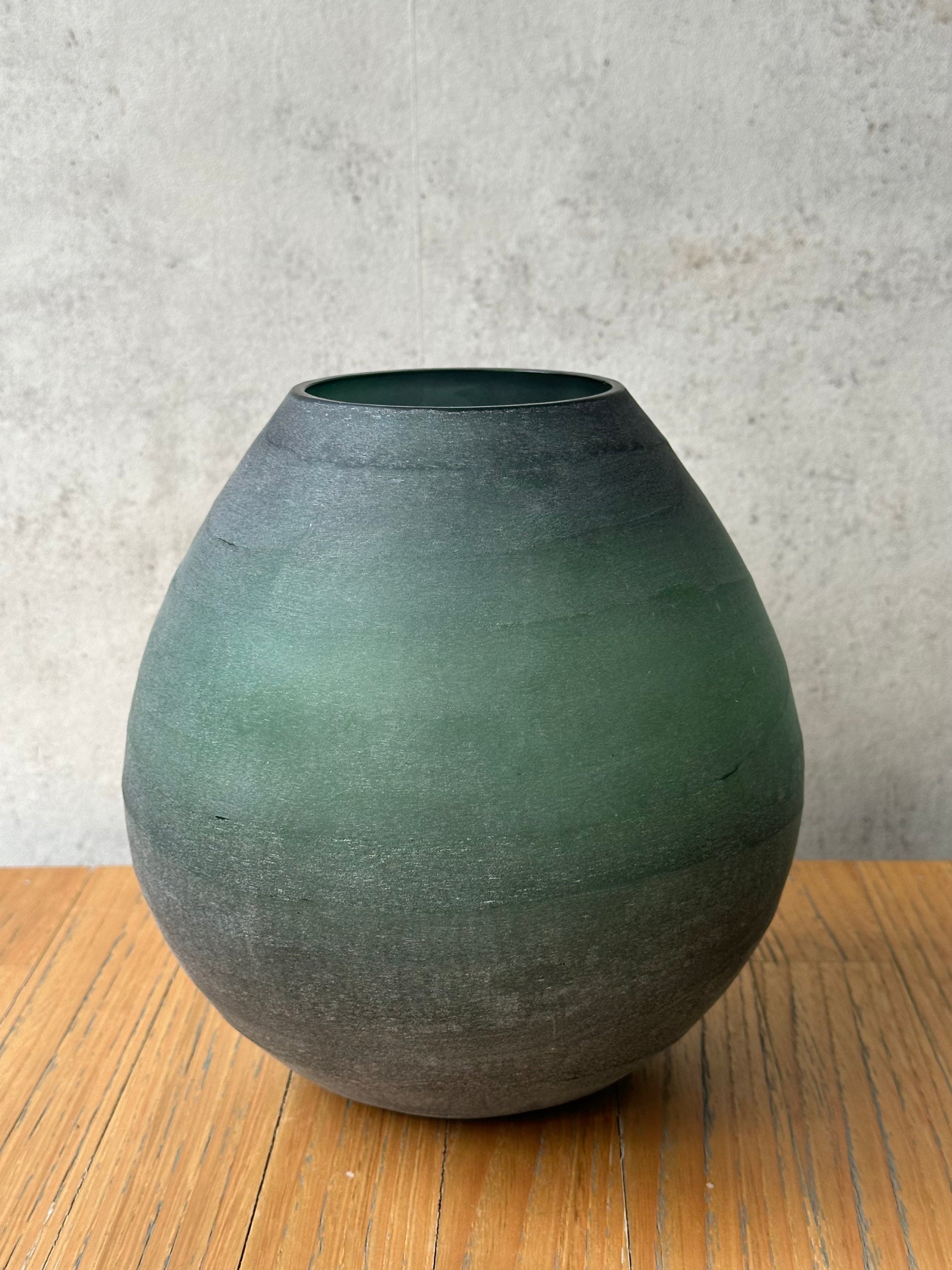 Vasija Etereo Dark Green S