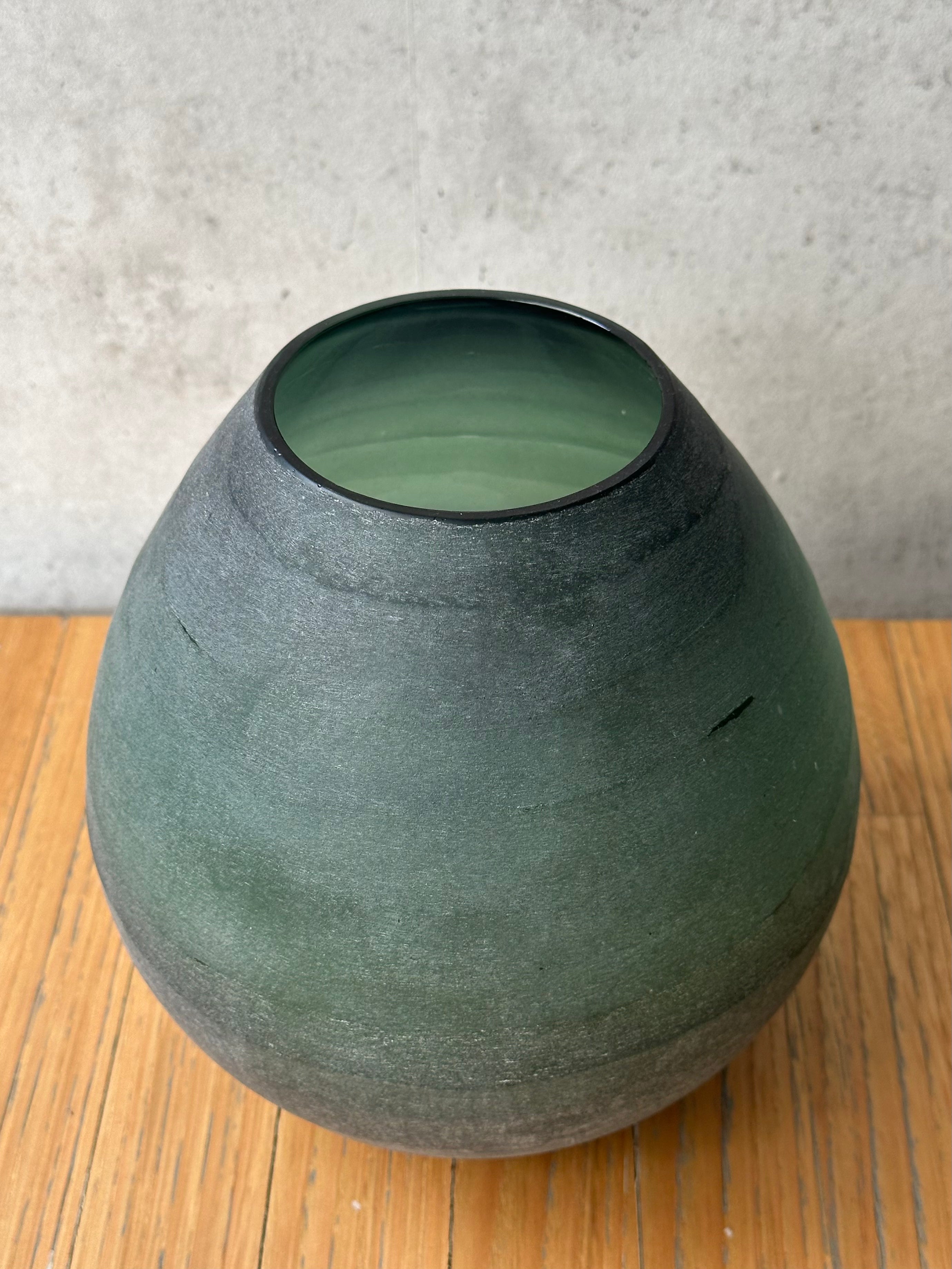 Vasija Etereo Dark Green S