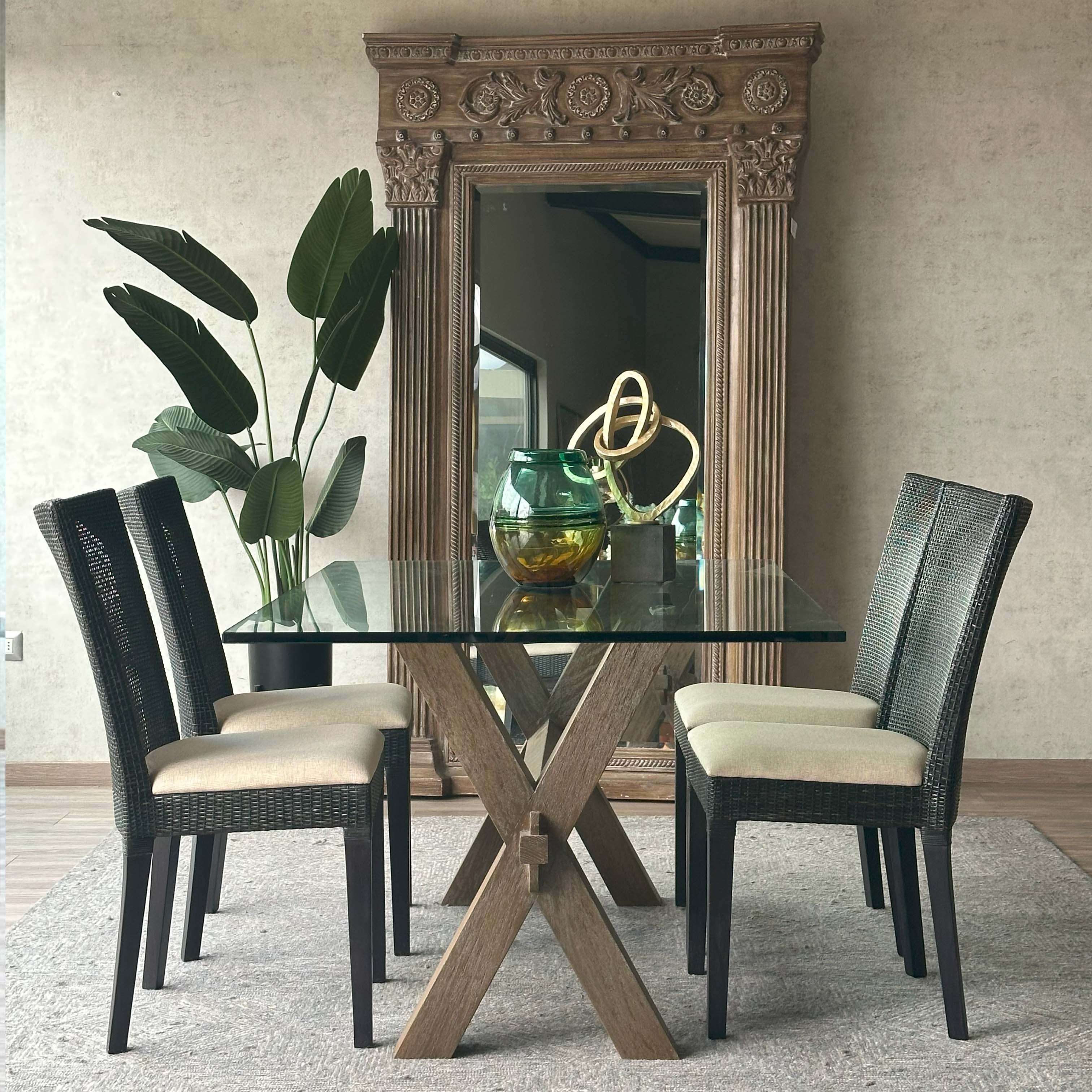 Mesa comedor Base crucetas